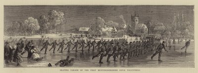 Skating Parade of the First Huntingdonshire Rifle Volunteers by English School