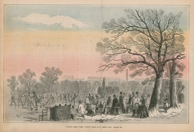 Skating Scene by English School