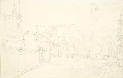 Sketch for College Green by English School