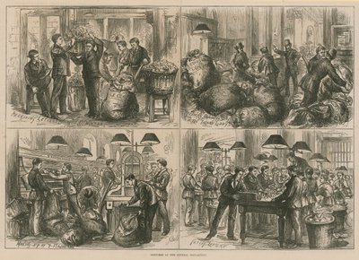 Sketches at the General Post Office by English School