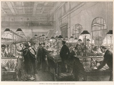Sketches at the General Post Office by English School