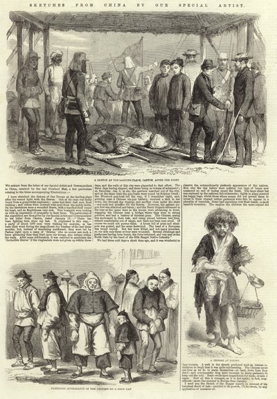 Sketches from China by English School