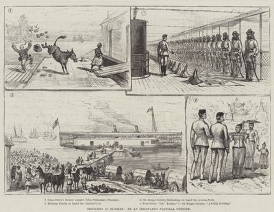 Sketches in Burmah by English School