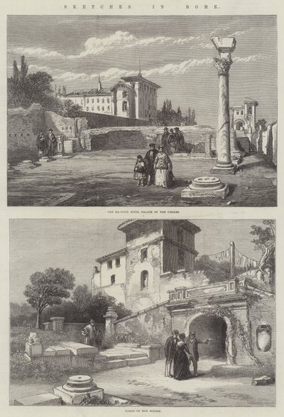 Sketches in Rome by English School
