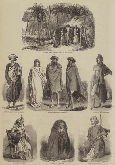 Sketches of India by English School