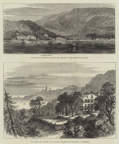 Sketches of Mentone by English School