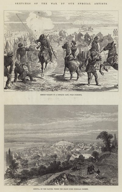 Sketches of the War by English School