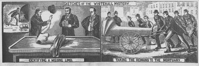 Sketches of the Whitehall Mystery by English School