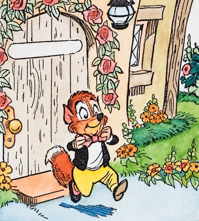 Smartly-Dressed Squirrel by English School