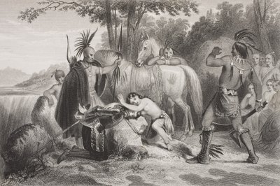 Smith rescued by Pocahontas, from 