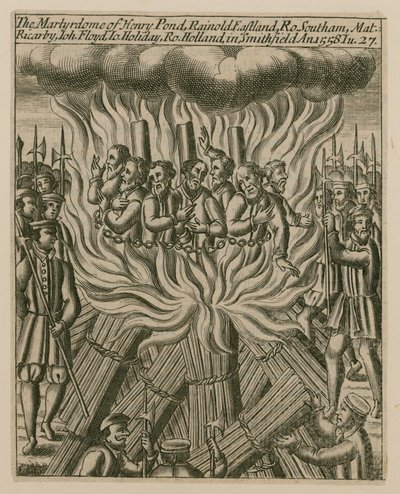 Smithfield Martyrs by English School