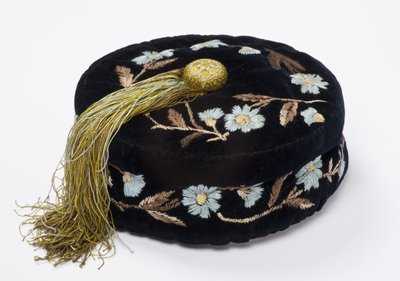 Smoking cap, c.1880 by English School