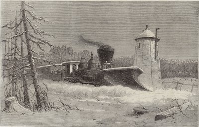 Snow Plough on the Grand Trunk Railway by English School