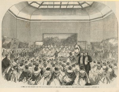 Soiree of the Society for the Encouragement of the Fine Arts by English School