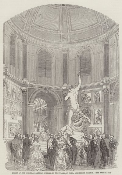 Soiree of the Suburban Artisan Schools, in the Flaxman Hall, University College by English School