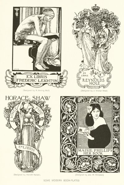 Some Modern Book-Plates by English School