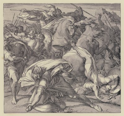 Song of Saul before his last Battle by English School