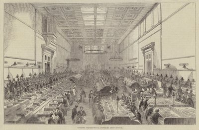 Sorting Department, General Post Office by English School