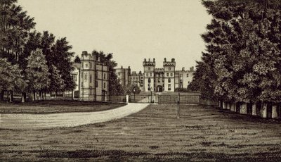 South Front, Windsor Castle by English School