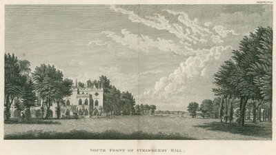 South front of Strawberry Hill, Twickenham, London by English School