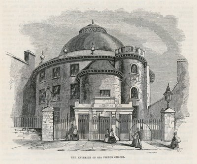 Spa Fields Chapel, Clerkenwell by English School