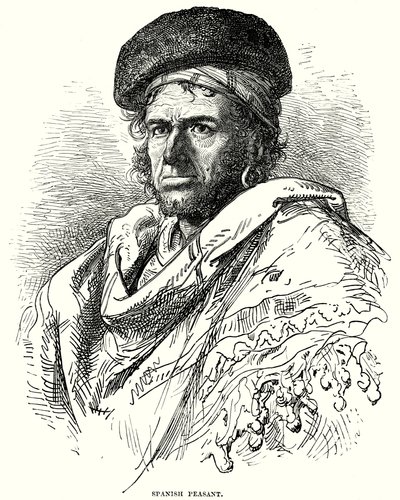 Spanish Peasant by English School