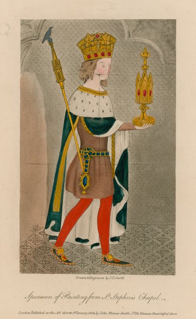 Specimen of Painting from St Stephens Chapel by English School