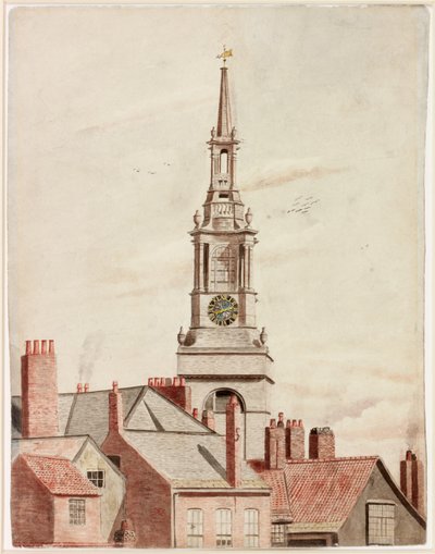 Spire of All Saints Parish Church by English School