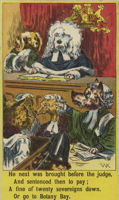 Squire Bull and the Fox by English School