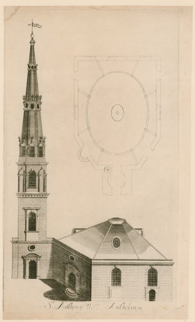 St Antholin, London by English School