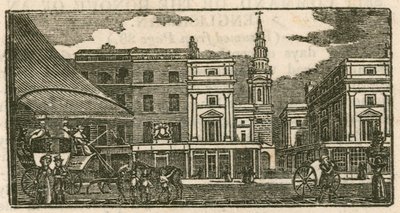 St Brides Church, Fleet Street, London by English School