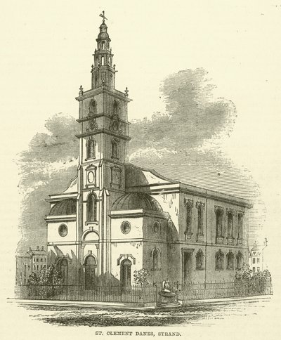 St Clement Danes, Strand by English School