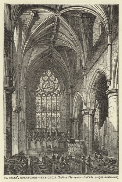 St Giles, Edinburgh, The Choir by English School