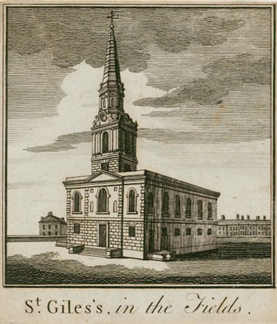 St Giles in the Fields, London by English School