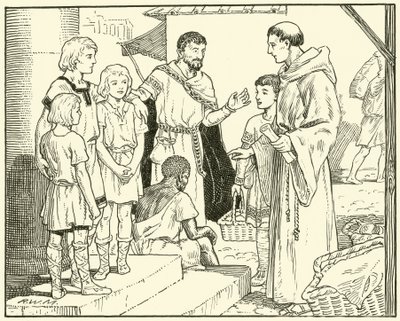 St. Gregory and the English Slaves by English School