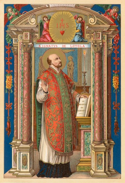 St Ignatius of Loyola by English School