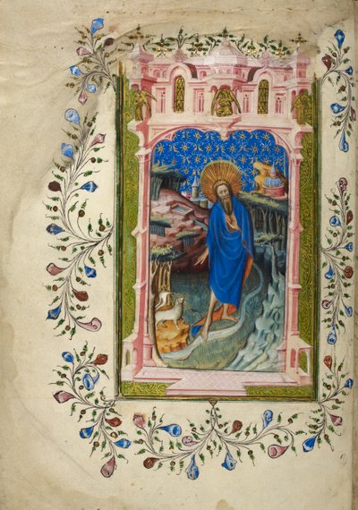 St John the Baptist, with Agnus Dei 1405-10 by English School