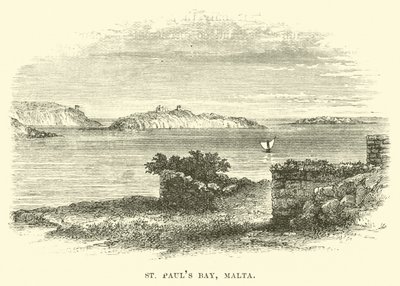 St Pauls Bay, Malta by English School