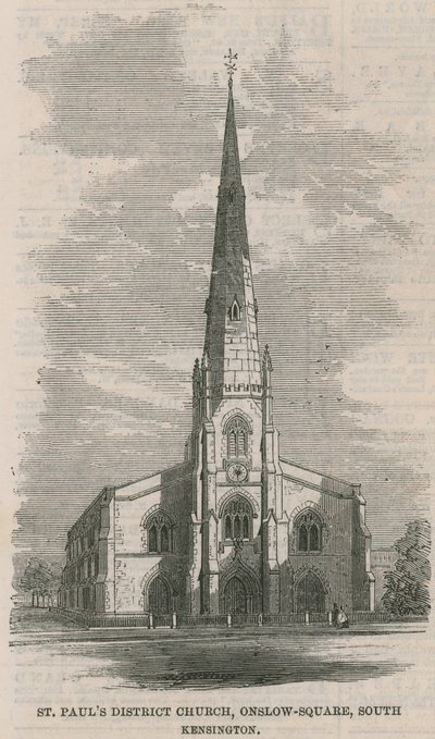 St Pauls District Church, Onslow Square, South Kensington by English School