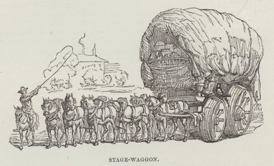 Stage-waggon by English School