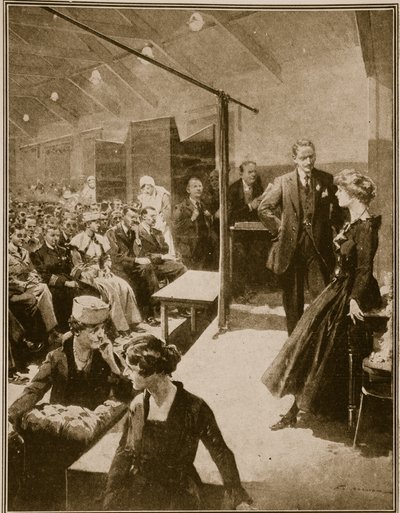 Stage Performance for Soldiers Blinded in the War by English School