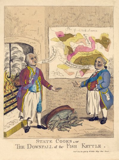 State Cooks, or The Downfall of the Fish Kettle, pub. 1781 by English School