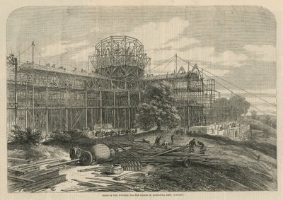 State of the Building for the Palace in Alexandra Park by English School