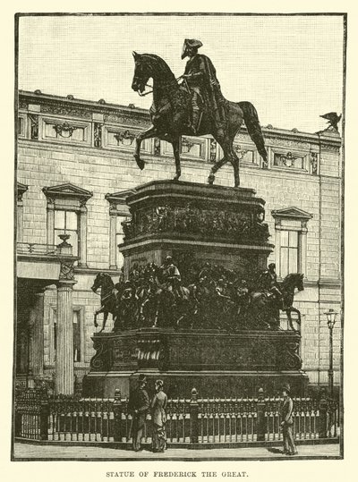 Statue of Frederick the Great by English School