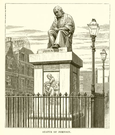 Statue of Johnson by English School