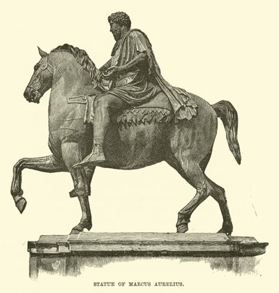 Statue of Marcus Aurelius by English School