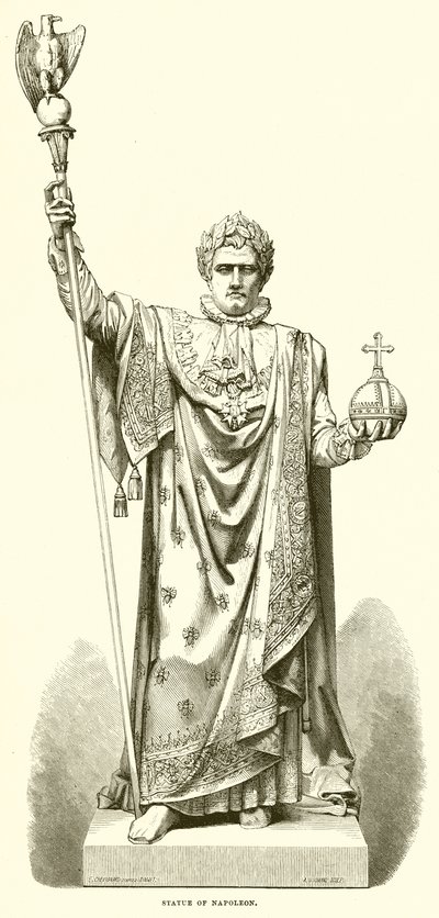 Statue of Napoleon by English School