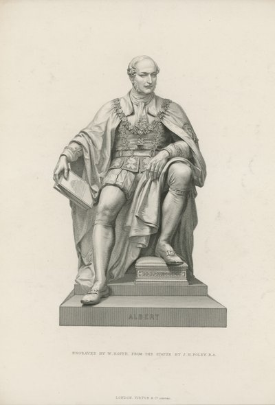 Statue of Prince Albert by English School