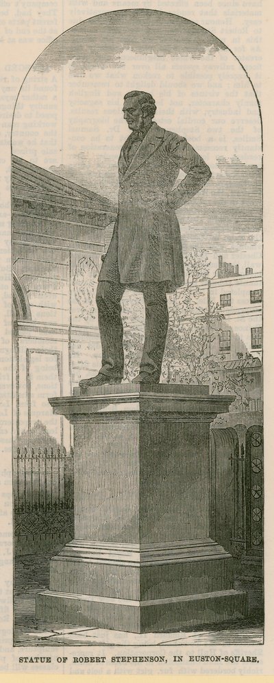 Statue of Robert Stephenson by English School