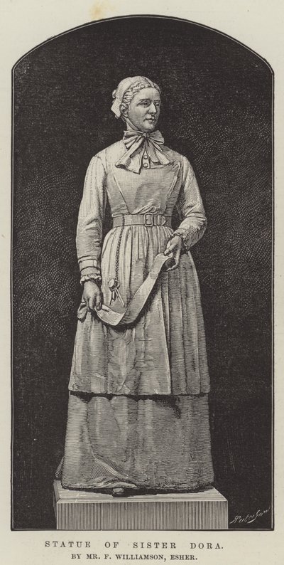 Statue of Sister Dora, by Mr F Williamson, Esher by English School